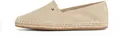 Produktbild: Tommy Hilfiger Damen Espadrilles Flag Canvas mit Logo, Beige (Horseradish), 37
