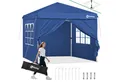 Produktbild: Sekey Faltpavillon 3x3 mit Seitenteilen wasserdicht, Pavillon winterfest und wasserdicht, mit 4 Seitenteilen, (inkl. 4 Seitenteile), Gartenpavillon Pop Up Partyzelt