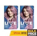 Produktbild: Schwarzkopf LIVE 105 Purple Rose Gold Pastel Violet Permanent Haarfarbe 2er Pack