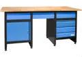 Produktbild: Güde 40480 GW 6/1XL Werkbank FSC Zertifizierte Arbeitsplatte Max.300 kg Traglast