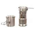 Produktbild: FoxOutdoor Feuerstelle 33349 - Kochset Travel - 3-teilig - silber