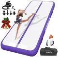 Produktbild: Airtrack Tumbling Matte, Gymnastikmatte mit Luftpumpe, Trainingsmatte mit Tra...