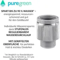Produktbild: puregreen Dusch-Wassersparer – Regulierung des Wasserdurchflusses, 1/2