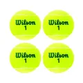 Produktbild: Wilson Tennisbälle, Triniti, 4 Bälle, Hülle 100% recyclebar, WRT125200, WRT110000, yellow, 6.5