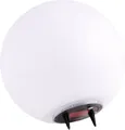 Produktbild: Heitronic 35420 Boule Solar-Dekoleuchte Kugel LED LED fest eingebaut 0.2W Weiß