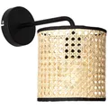 Produktbild: Brilliant Wiley Wand Design Deko Natur Leuchte Lampe hängend Rattan E27 dimmbar