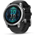 Produktbild: Garmin fenix E (47mm) mit QuickFit-Silikon-Armband (22mm) schwarz