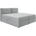 Produktbild: S-Style Möbel Boxbett, Grau, Kunststoff, Echtholz,Buche, Birke,Buche, 2-Sitzer, Füllung: Polyetherschaumkern, 200x200 cm, Blauer Engel, FSC Mix, Oeko-Tex®, Hergestellt in Europa, Schlafzimmer, Betten, Boxspringbetten