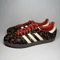 Produktbild: Adidas Samba OG Leopard Print Orange Preloved Red EUR 39 1/3 - Bunt - 39 1/3
