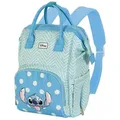 Produktbild: Karactermania Wickelrucksack Disney Lilo & Stitch Wickelrucksack Wickeltasche Baby Mamarucksack, für Mama und Papa unterwegs, genügend Platz blau