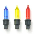 Produktbild: Konstsmide LED Ersatz Birnen Lämpchen 3er-Set rot gelb blau grüne Steckfassung