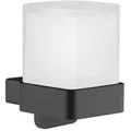 Produktbild: Emco Loft Flüssigseifenspender 052113303 schwarz, Glas satiniert, Einhandbedienung