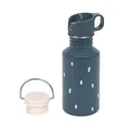 Produktbild: LÄSSIG Trinkflasche Edelstahlflasche BPA-frei 500ml Kinder Kita Kindergarten auslaufsicher mit Sporttrinkverschluss/Bottle Stainless Steel Happy Prints midnight blue
