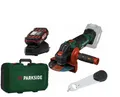 Produktbild: PARKSIDE® 20 V Akku-Winkelschleifer »PWSA 20-Li G4« mit 20V/2Ah Akku + Ladegerät