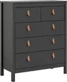 Produktbild: Home affaire Kommode Madrid, Aufbewahrung, Schubladenschrank, Stauraum, mit 5 Schubladen, Breite 82 cm, Höhe 99 cm