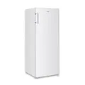 Produktbild: Severin Kühlschrank VKS 8817 (242 L, 143 cm, Energieklasse D) - Weiß/Metall mit Gemüsefach, LED-Beleuchtung und wechselbarem Türanschlag