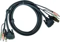 Produktbild: ATEN 2L-7D03U KVM Kabel DVI-D (Single Link), USB, Audio 3,0m (2L-7D03U)