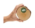 Produktbild: matches21 HOME & HOBBY Bastelnaturmaterial Kleine 8 cm Baumscheiben 10er Pack zum Holz-Deko Basteln, (10-tlg), runde Holzscheiben aus massivem EU Birkenholz
