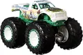 Produktbild: Hot Wheels GBP23 - Monster Trucks 1:64 Die Cast Sortiment mit riesigen Rädern, Geschenk für Kinder von 3 bis 6 Jahren, Enthält 4 Spielzeugautos, Schwarz, 4er Pack