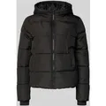Produktbild: Pieces Regular Fit Steppjacke mit Kapuze Modell 'BEE NEW' in Black, Größe L
