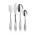Produktbild: WMF Tiere Kinderbesteck Set Set 4-teilig, Kinderbesteck Edelstahl, Besteck Kinder ab 3 Jahre, Cromargan poliert, Universalverpackung