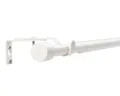 Produktbild: Deco-Raum Gardinenstange Weiß 70–120 cm – Ausziehbare Vorhangstange 19 mm Ø, Wandmontage für Wohnzimmer & Schlafzimmer