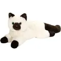 Produktbild: Teddy Hermann Katze Birmakatze 26 cm weiß/braun Kuscheltier - Weiß