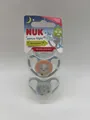Produktbild: 2 Stück NUK Space Night Silikon-Schnuller blau & mint 18-36M
