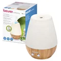 Produktbild: Beurer LA 40 Aroma Diffuser, Duft-Vernebler mit Ultraschall-Zerstäubung, mit Wellnesslicht und Farbwechsel, aus Holz und Porzellan, für Räume bis 20m2