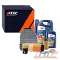 Produktbild: INSPEKTIONSPAKET FILTERSATZ SET B+7L EUROLUB 5W-30 FÜR MERCEDES W204 200 220 CDI