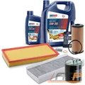 Produktbild: INSPEKTIONSPAKET FILTERSATZ SET B+6L EUROLUB 5W-30 FÜR MERCEDES W169 W245 CDI