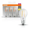 Produktbild: 3er PACK Osram BASE E27 Filament LED-Leuchtmittel 7W wie 60W warmweisses Licht