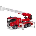 Produktbild: bruder 03591 Scania Super 560R Feuerwehr, mit Wasserspritzfunktion, Licht und Sound, 1:16