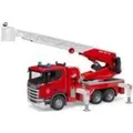 Produktbild: Bruder Scania Super 560R Feuerwehr mit Drehleiter, Wasserpumpe, L+S Modul (03591)