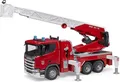 Produktbild: Bruder Scania Super 560R Feuerwehr Drehleiter 1:16 mit Licht Sound