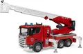 Produktbild: Bruder LKW Scania Super 560R Feuerwehr Drehleiter, Wasserpumpe, L+S Modul 03591