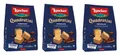Produktbild: 3x Loacker Quadratini Chocolate schoko schokolade Würfel Waffeln kekse 125g