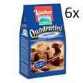 Produktbild: 6x Loacker Quadratini chocolate schoko schokolade Würfel Waffeln kekse 125g