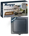 Produktbild: Nautic Universalschalter Aus-Wechsel-Schalter Aufputz Lichtschalter für Feuch...