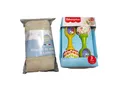 Produktbild: Fisher-Price Rumba-Rasseln Set & Babycalin Wickelauflagenbezug 50 x 70, Taupe ✅