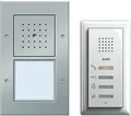 Produktbild: GIRA Türsprechanlage Set 049543 | Audio Bus | 1-Familienhaus | Aufputz | Infoschild | Aluminium