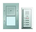 Produktbild: Gira Türsprech-Set Bus-System 1xTeiln aluminium reinweiß 1LS mit Infoschild