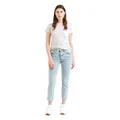 Produktbild: Levi's Damen Jeanshose 501 Crop High Rise, Straight Fit, Blau (Wow Me Over), W31/L30