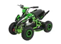 Produktbild: Kinderquad Racer 1000, Pocket-Quad mit 1000 Watt Elektromotor, 3 Batterien, Stoßdämpfer, bis 24 km/h (Schwarz/Grün)