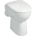 Produktbild: Stand-Flachspül-WC Geberit Renova, weiß, Abgang waagrecht, BxHxT: 355x410x475mm