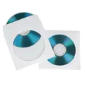 Produktbild: Hama CD/DVD Papier-Schutzhüllen, Weiß, 50er-Pack