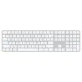 Produktbild: Apple Magic Keyboard mit Touch ID und Ziffernblock für Mac Modelle mit Apple Chip – Englisch (USA) – Weiße Tasten ​​​​​​​