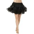 Produktbild: Soft-Tüll Petticoat, schwarz, 3-lagig