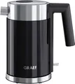 Produktbild: Graef WK402EU Wasserkocher Edelstahl, Schwarz Fassungsvermögen: 1l