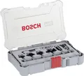 Produktbild: Bosch Accessories Rand- und Kantenfräser-Set, 1/4 Zoll-Schaft, 6-teilig 2607017470
